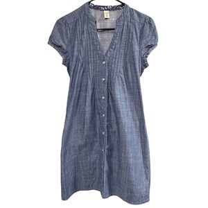 Old Navy Size XS Blue Chambray Denim Dress